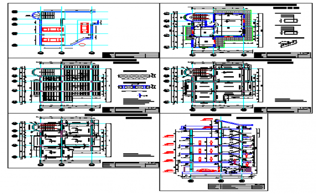 650x400 Office And Apartment Building Design Drawing - Apartment Building Drawing