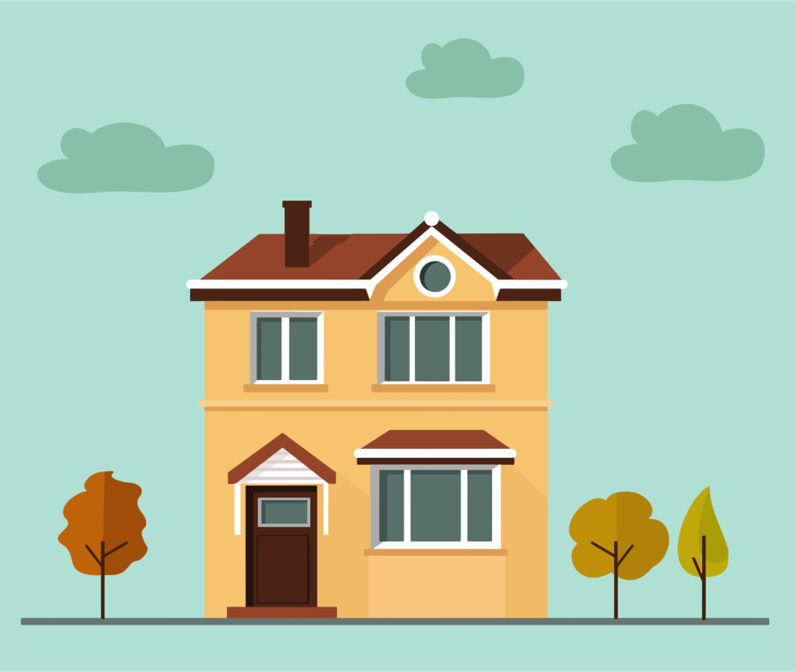 888x750 apartment house real estate flat design drawing cc0 - Apartment Drawing