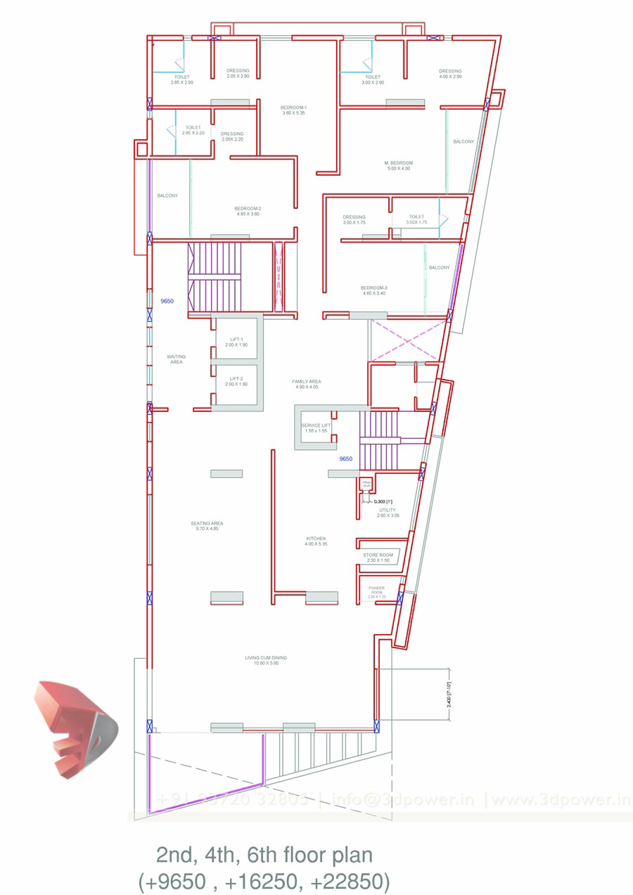 900x1273  - Apartment Drawing