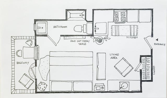 640x375 apartment drawing pic drawing skill - Apartment Drawing