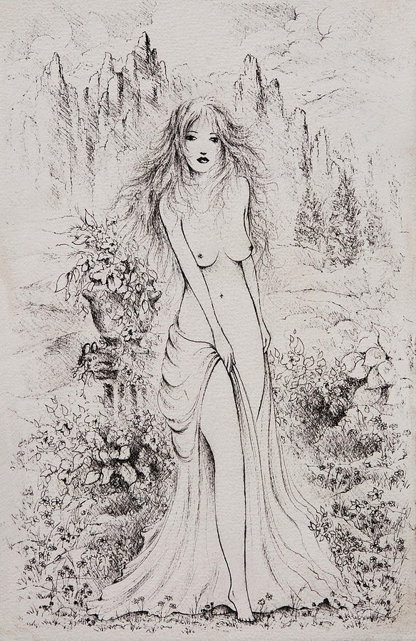 584x900 aphrodite drawing - Aphrodite Drawing