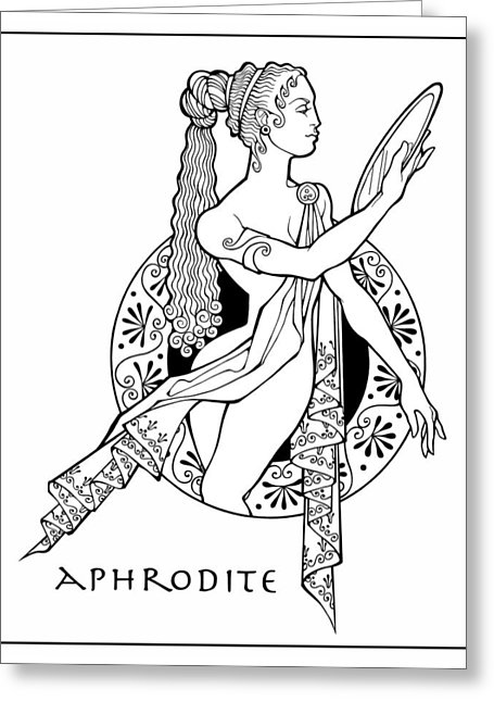 455x646 aphrodite drawing - Aphrodite Drawing