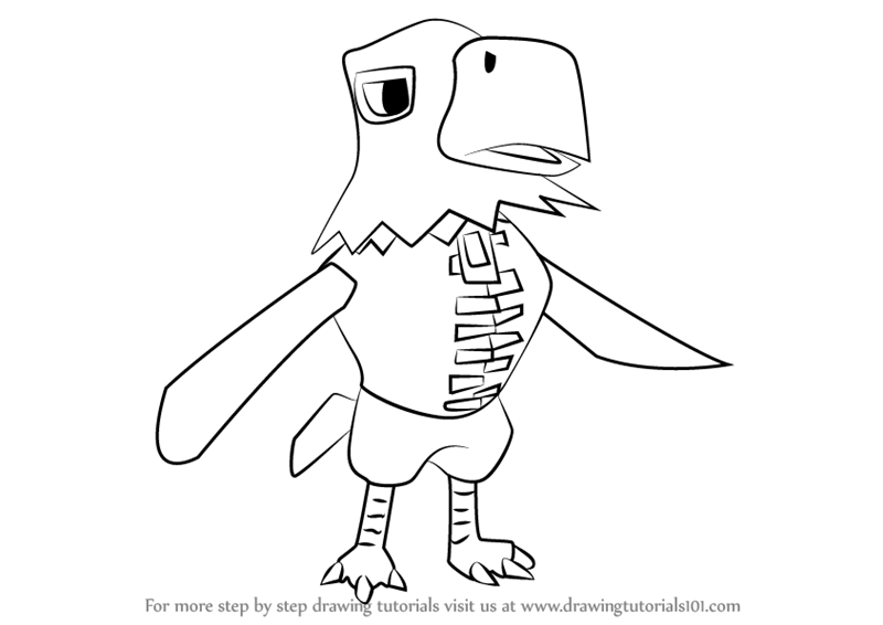 800x566 learn how to draw apollo from animal crossing - Apollo Drawing