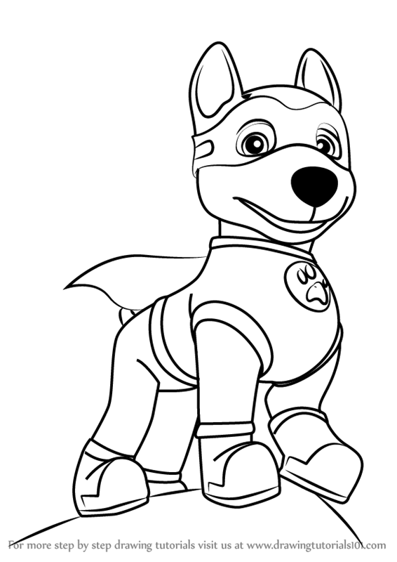 566x800 learn how to draw apollo the super pup from paw patrol - Apollo Drawing