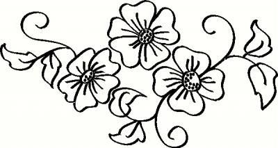 400x213 Apple Blossom Flower Drawing - Apple Blossom Drawing