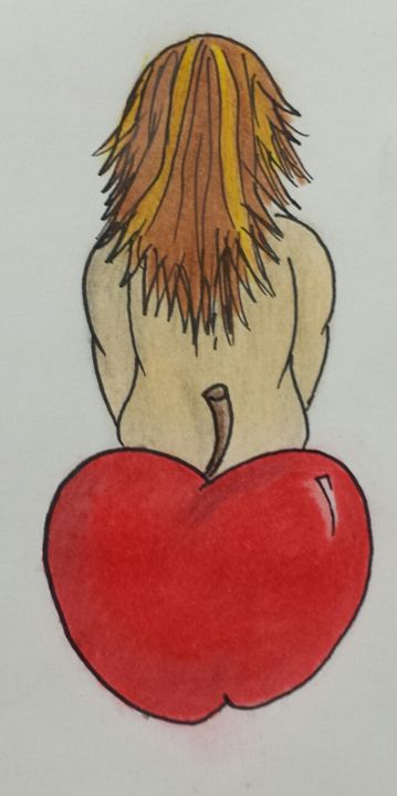 359x720 Apple Bottom - Apple Cartoon Drawing