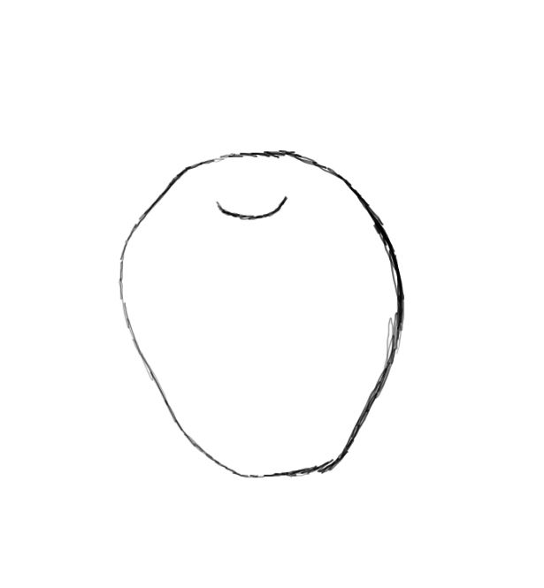 615x665 How To Draw An Apple Steps - Apple Core Drawing