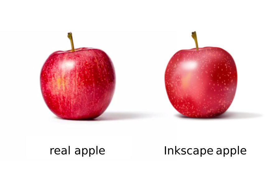 900x568 Drawing Apple With Inkscape - Apple Drawing