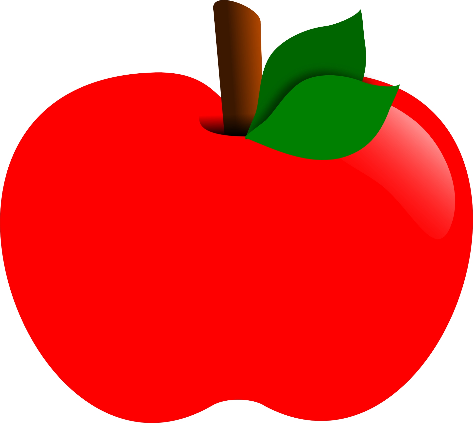 1920x1718 Red Apple Drawing Free Image - Apple Drawing Images