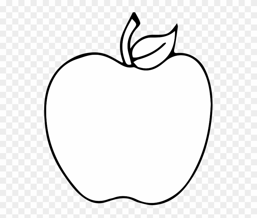 840x712 Black And White Apple Drawing Clip Art - Apple Fruit Drawing