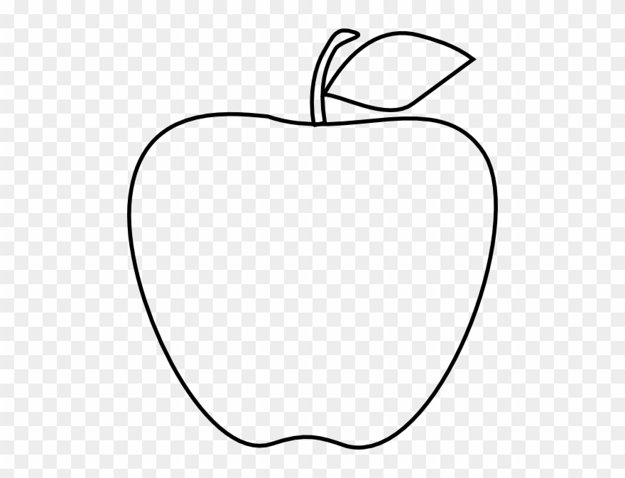 880x673 Line Drawing Of Apple At Getdrawings Com - Apple Line Drawing