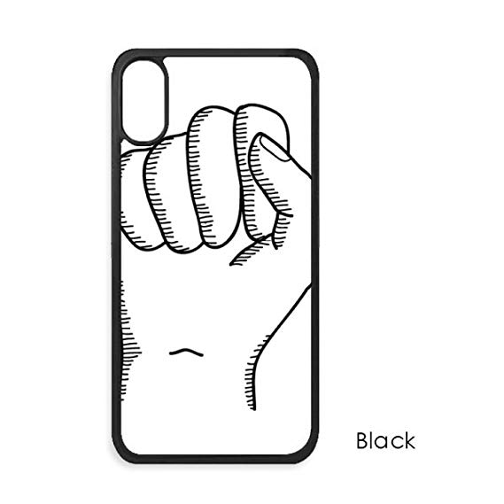 569x569 Clenched Gesture Line Drawing Pattern For Iphone Xs - Apple Line Drawing