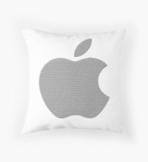 210x230 apple logo drawing throw pillows redbubble - Apple Logo Drawing