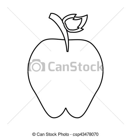 450x470 Huge Collection Of 'apple Outline Drawing' Download More Than - Apple Outline Drawing