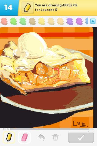320x480 Applepie Drawings - Apple Pie Drawing