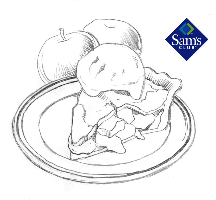 755x700 Apple Pie Uncannymanfrog's Blog - Apple Pie Drawing