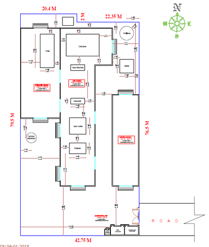 424x500 site plan approval drawing in coimbatore, ram nagar - Approval Drawing