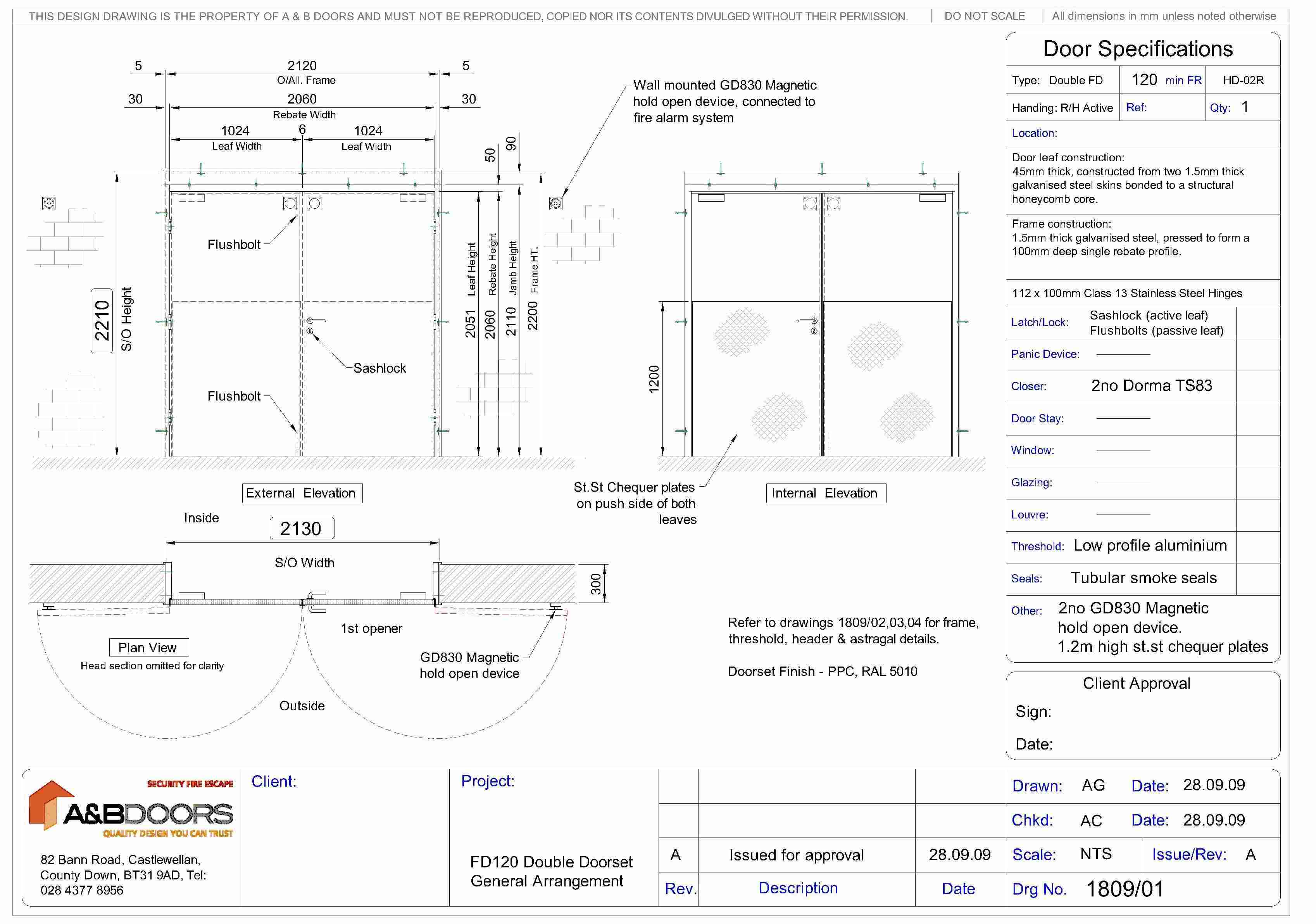3395x2383 cubes cad cadcae, modelling, visualisation, design - Approval Drawing