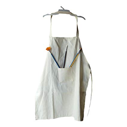 425x425 young artist diy drawing painting smock white to be - Apron Drawing