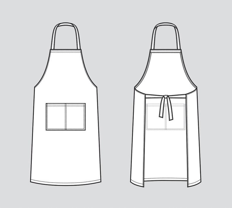 Apron Drawing at PaintingValley.com | Explore collection of Apron Drawing