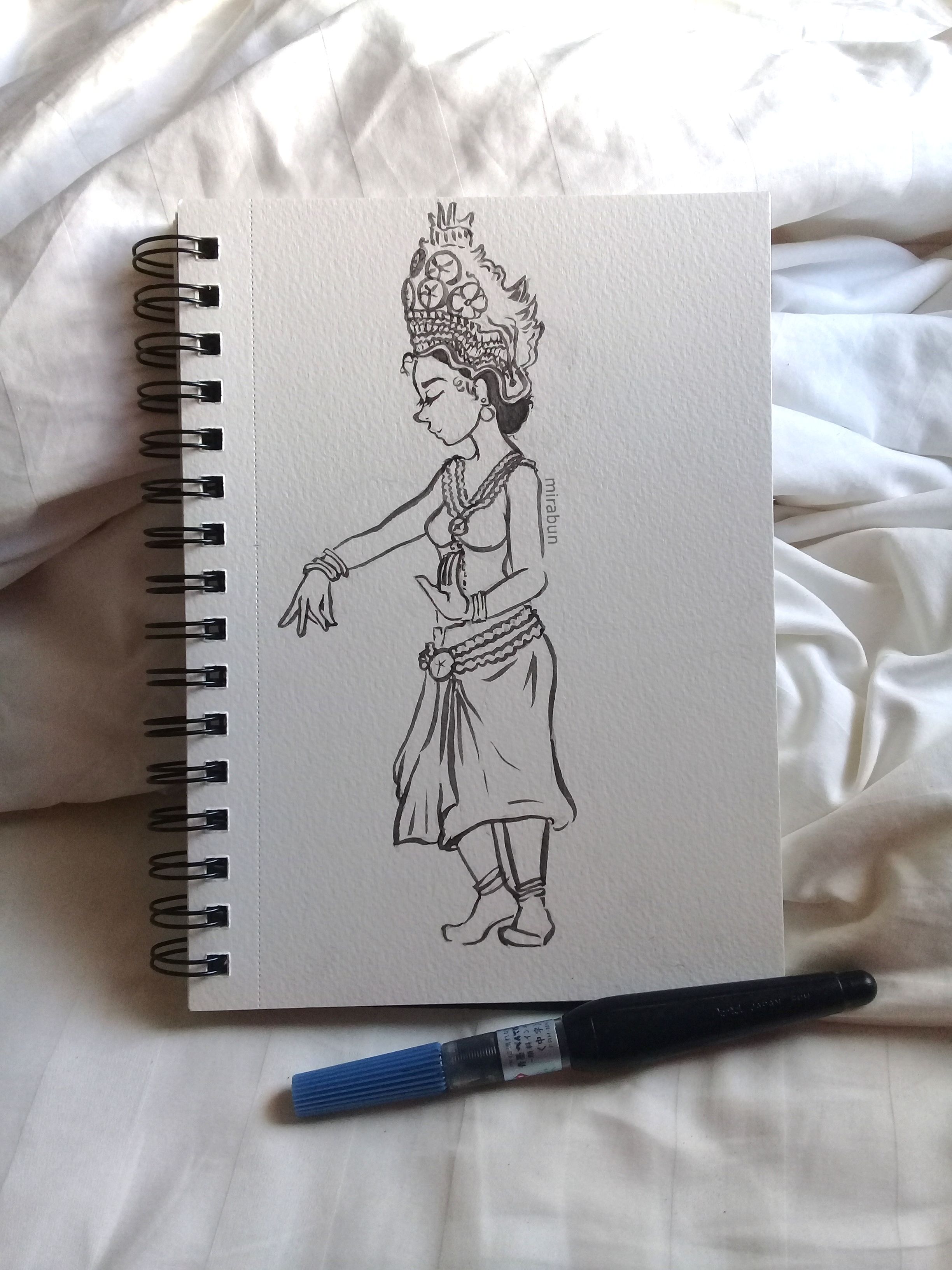 2448x3264 lazy days in cambodia - Apsara Drawing