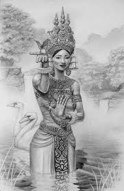181x279 Most Beautiful Drawing In The World How To Draw Apsara Dance - Apsara Drawing