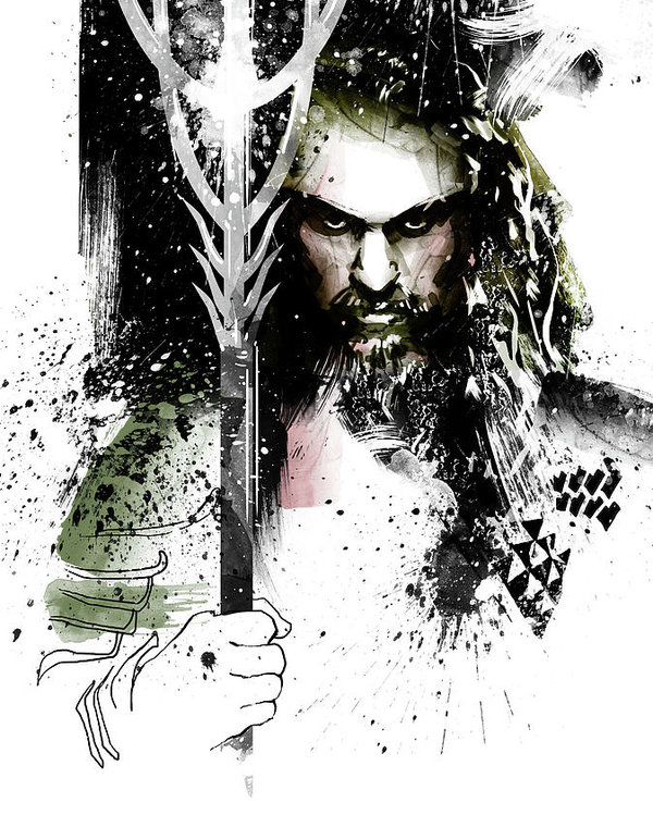 600x749 Aquaman Poster - Aquaman Drawing