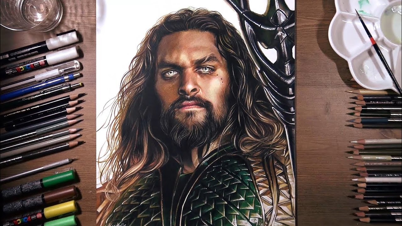 1280x720 Justice League Aquaman - Aquaman Drawing