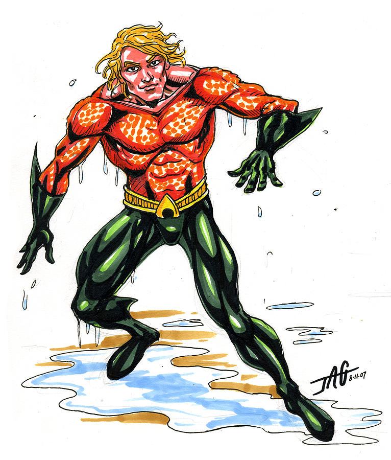 766x900 Aquaman Drawing - Aquaman Drawing