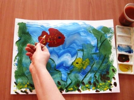 448x335 aquarium drawing for kids crafts for kids - Aquarium Drawing