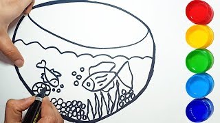 320x180 All Clip Of How To Make Fish Tank Drawing - Aquarium Drawing For Kid