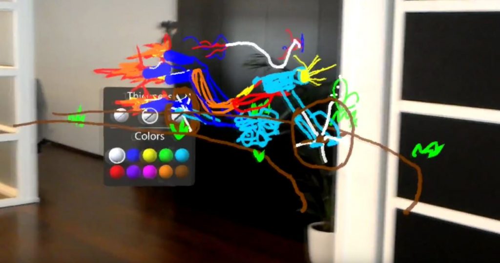 1024x538 Holodoodle Is A Hololens App That Lets You Draw In The Air Using Ar - Ar Drawing