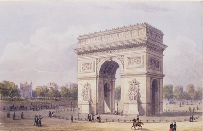 400x260 history of the arc de triomphe - Arc De Triomphe Drawing