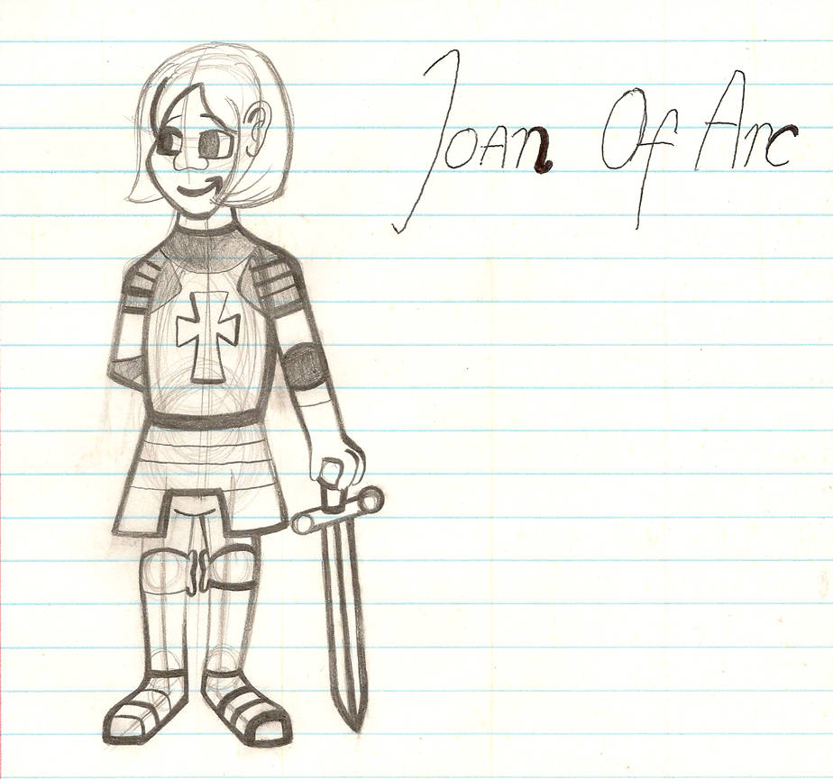 924x865 my best drawing of joan of arc ever! - Arc Drawing