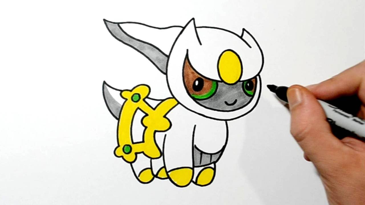 1280x720 How To Draw Chibi Arceus - Arceus Drawing