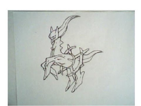 480x360 How To Draw Arceus From Pokemon - Arceus Drawing