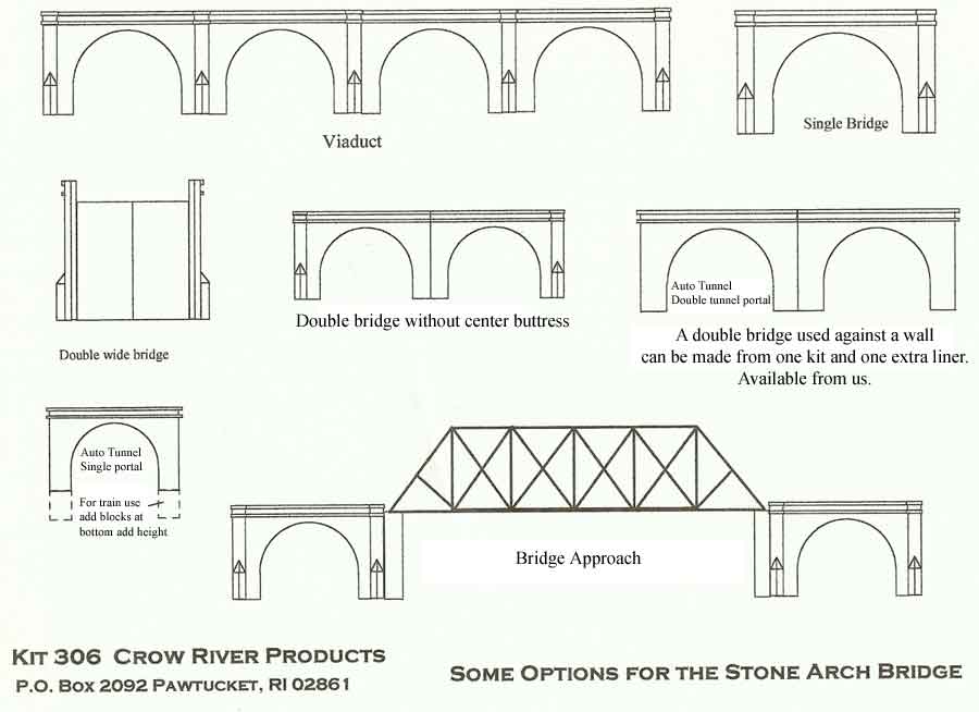 900x654 Cut Stone Arch Bridge, Crow River Products - Arch Bridge Drawing