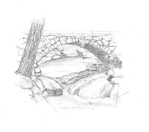 300x267 Arch Bridge Drawings Fine Art America - Arch Bridge Drawing