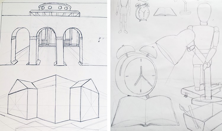 750x442 Freehand Architecture - Arch Drawing