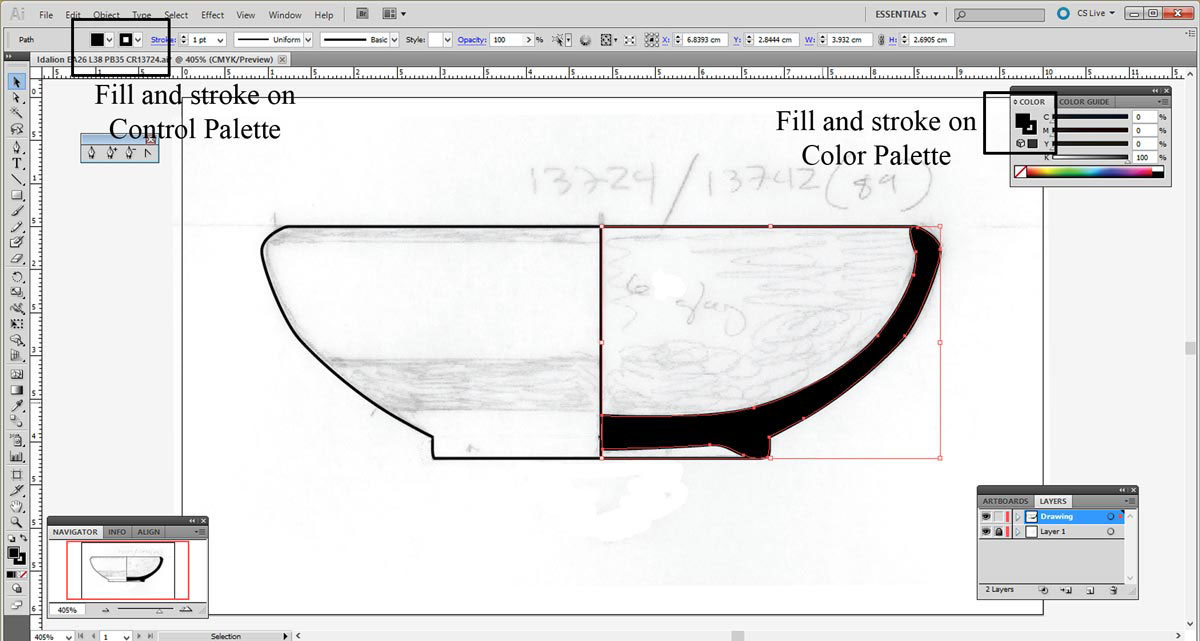 1200x641 Archaeological Illustration Guide To Drawing With Adobe Illustrator - Archaeological Drawing
