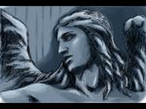 480x360 how to draw the archangel gabriel - Archangel Drawing