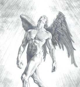 275x300 The Calling Of An Angel Drawing - Archangel Drawing