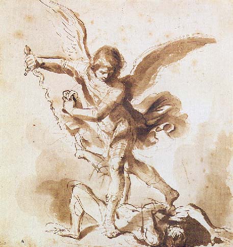 457x483 Drawing Notebook - Archangel Michael Drawing