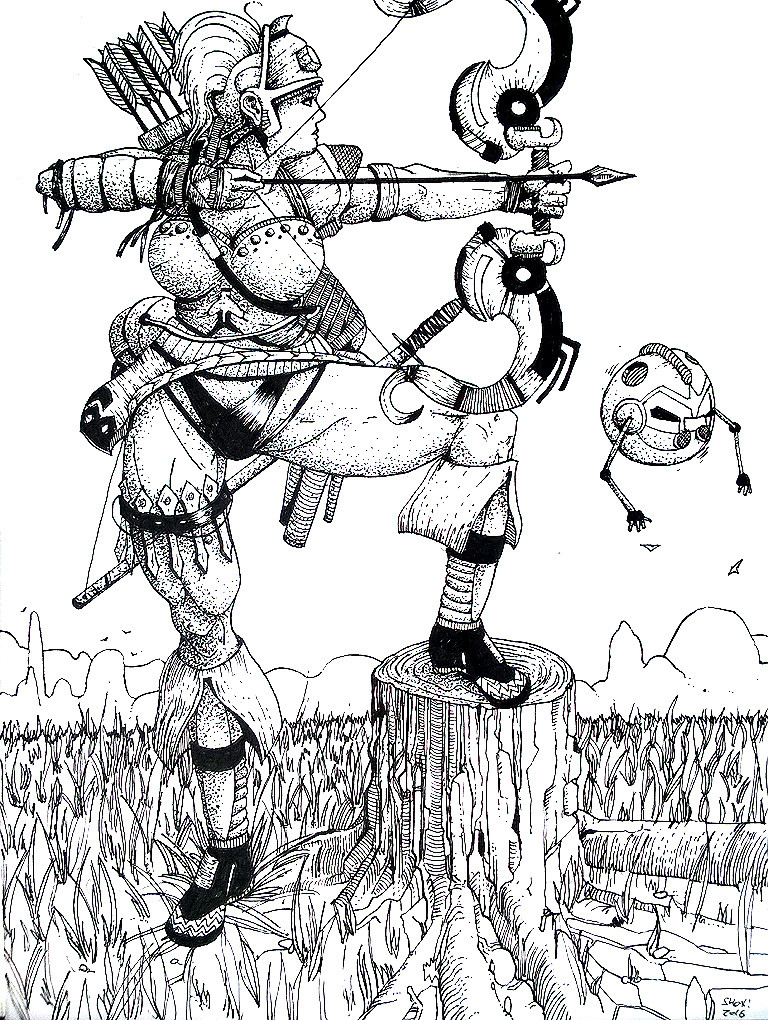 768x1020 artstation - Archer Drawing