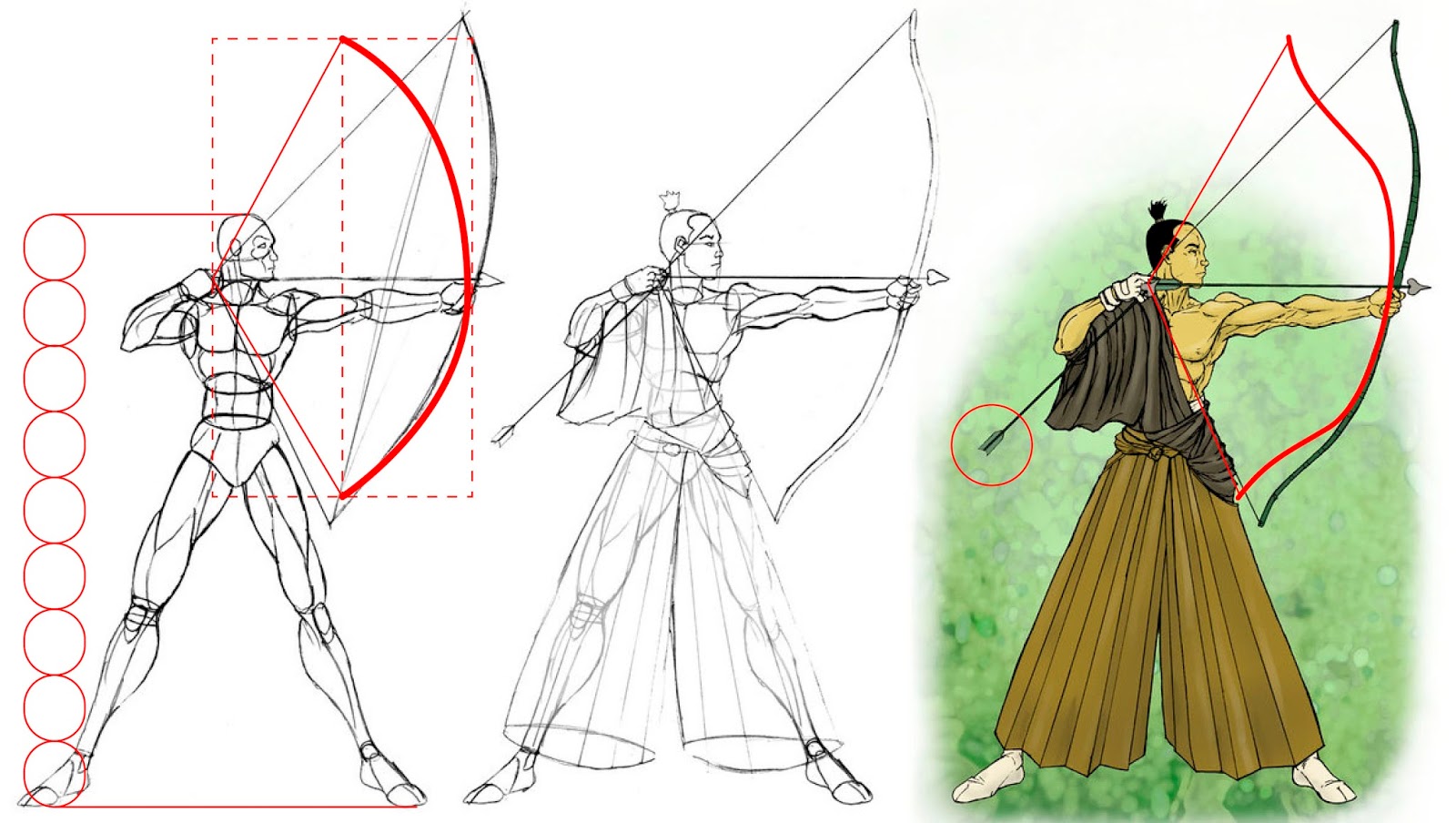 1600x904 crap archery how not to draw an archer - Archer Drawing