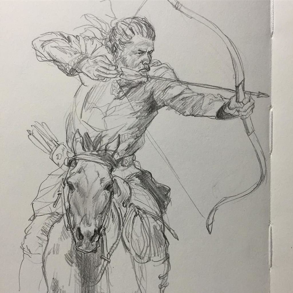 1024x1024 joseph qiu art on twitter more archer drawing - Archer Drawing