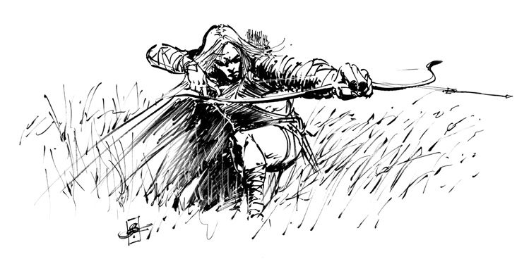 749x368 the archer a poem ain't no rest for the wicked philip - Archer Drawing