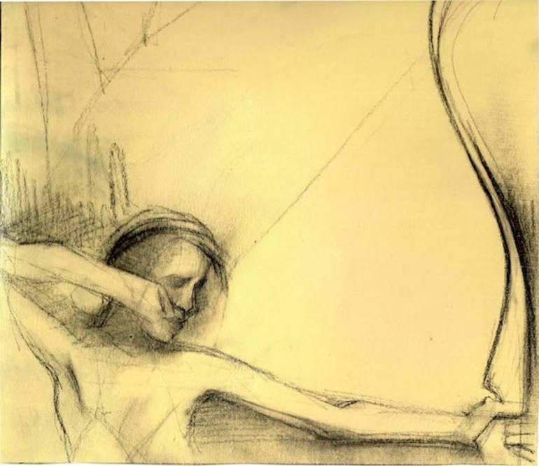 770x665 yellow archer drawing - Archer Drawing