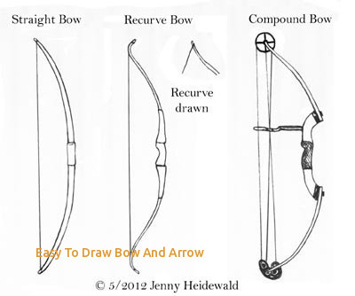 Archery Bow Drawing at PaintingValley.com | Explore collection of ...