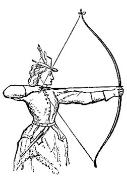252x359 How To Learn Traditional Archery - Archery Bow Drawing